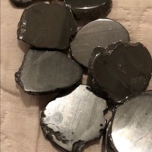 Natural gemstone necklace, artist made